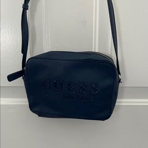 Guess Navy Blue Shoulder Bag